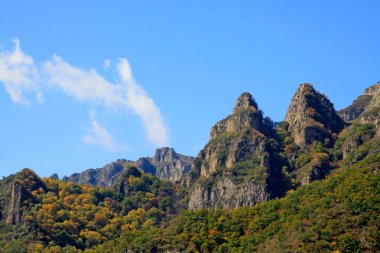 Dağ doğal manzarası, fotoğrafa yakın çekim