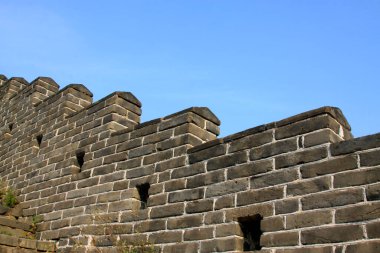 Çin 'deki eski püskü Çin Seddi 