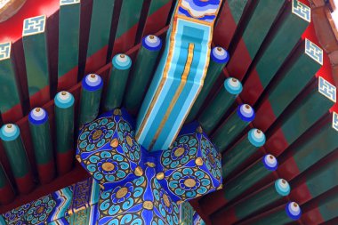 Çin tarzı saçak boyama