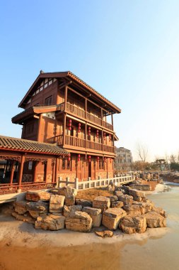 Chongqing Parktaki Mimari Sahne