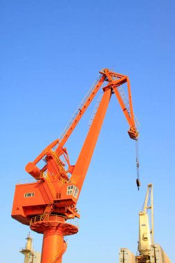 Portal vinç yerel özellikleri, fotoğrafa yakın çekim