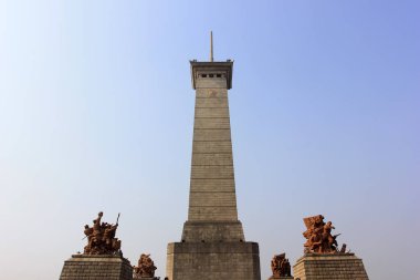 Dandong City - 27 Mart 2015, Dandong City, Liaoning state, Çin