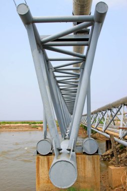 Metal çerçeve, fotoğrafa yakın çekim