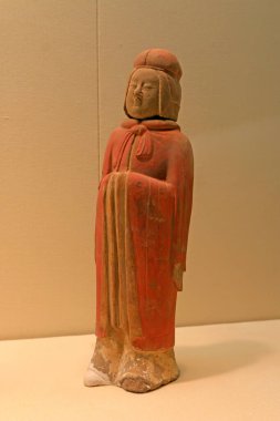 Çin antik seramik heykeli