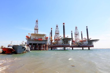 Caofeidian - 17 Nisan 2016, Caofeidian, Hebei Eyaleti, Çin