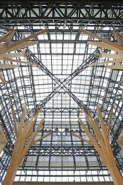 Salon iskeleti, fotoğrafın kapatılması.