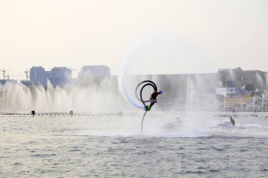 Tangshan City - 2 Ekim 2016: Parklarda, Tangshan City, Hebei, Çin