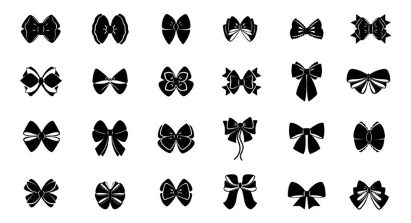 一组矢量插图是黑色的 装饰图形 — 图库矢量图片
