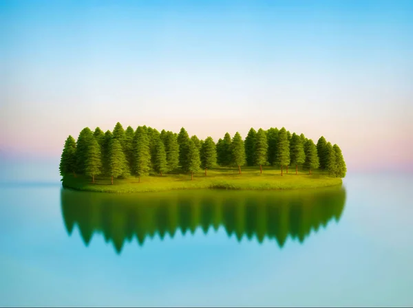 isometric nature and landscape. High quality photo.