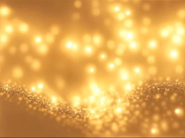 abstract gold bubble lights , Bokeh Christmas background with circle designs or blurred stars shining, glitter magic background. High quality photo