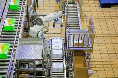 Luannan County - 21 Ekim 2016: Mengniu Süt Ürünleri (Luannan) sınırlı sorumluluk şirketi, Luannan County, Hebei Eyaleti, Çin