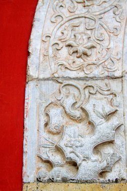 23 Mayıs 2014 'te Pekin' deki Pekin, Chin Park 'ta kaya oymacılığı.