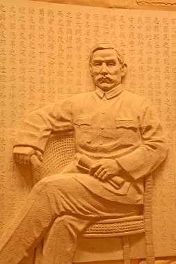 BEIJING - 24 Mayıs: Pekin 'deki Çin milenyum anıtı, 24 Mayıs 2014, Pekin, Chin