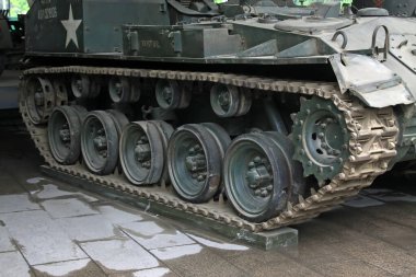 Tankların iletim aygıtı, fotoğrafa yakın çekim