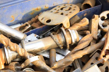 Donanım araçları parçaları, fotoğrafın kapatılması