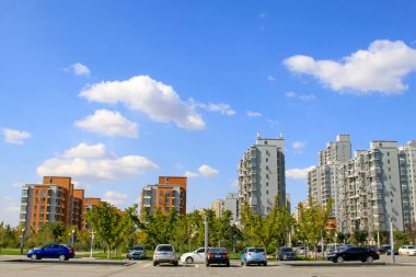 Şehir mimarisi, fotoğrafın yakın çekimi.