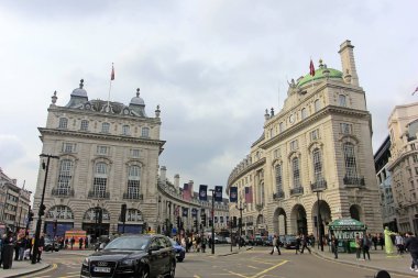 Londra - 10 Ekim 2015: Kentsel manzara, Londra, İngiltere, 10 Ekim 201