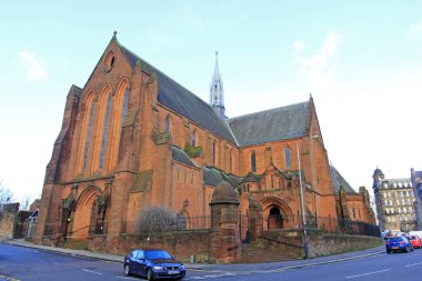 Glasgow - 23 Aralık: Strathclyde Üniversitesi İnşaat Sahnesi, 23 Aralık 2015, Glasgow, İngiltere.