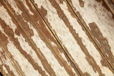 Eski kapı panelleri, fotoğrafa yakın çekim.