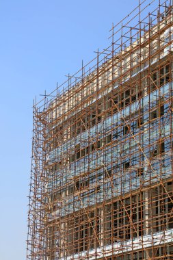 İnşaat alanı için yapı iskelesi