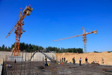 Luannan County - 28 Eylül 2016 'da Çin' in Hebei eyaleti Luannan County 'de inşa edildi.