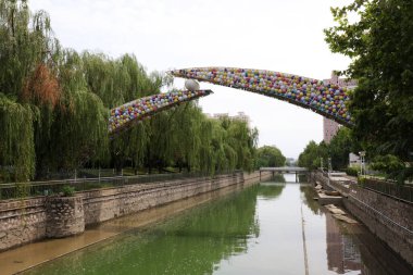 Liman Kenti Mimari Sahnesi, Shijiazhuang Şehri, Hebei Eyaleti, Çin