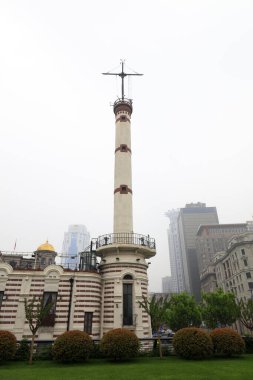 Şangay - 29 Mayıs 2018 Şangay Bund Mimari Sahnesi, Şangay Şehri, Çin