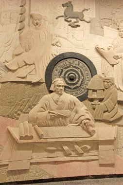 BEIJING - 24 Mayıs: Pekin 'deki Çin milenyum anıtı, 24 Mayıs 2014, Pekin, Chin