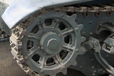 Tankların iletim aygıtı, fotoğrafa yakın çekim