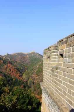 Jinshanling Çin Seddi manzarası 