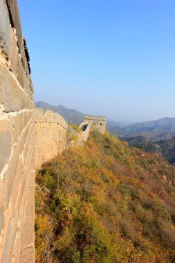 Jinshanling Çin Seddi manzarası 