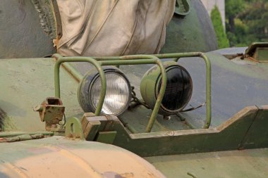 Tank aydınlatma araçları, fotoğrafa yakın çekim