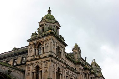 Glasgow - 23 Aralık: Kentsel inşaat manzarası, 23 Aralık 2015, Glasgow, İngiltere.