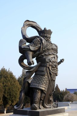 Antik Çin Tapınağı heykeli