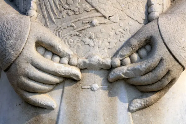 Çin antik taş oyma kolu