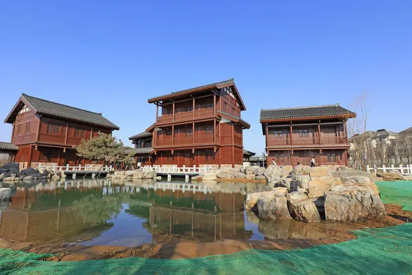 Park alanı manzarası, fotoğrafa yakın çekim.