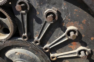 Paslı mekanik bileşenler, yakın çekim