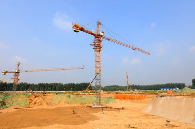 İnşaat alanlarında kule vinci