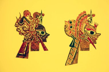 traditional Chinese paper-cut works, closeup of photo