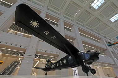 Pekin - 28 Haziran 2019: U-6A Kunduz Hizmetleri Makinesi Kanada 'da, Çin Halk Devrimci Askeri Müzesi, Pekin, Çin