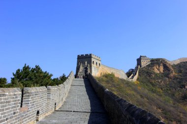 Jinshanling Çin Seddi manzarası 