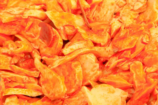 Geleneksel Çin yemekleri, sebze turşusu, yakın çekim.