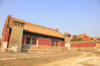 Çin antik mimari manzarası