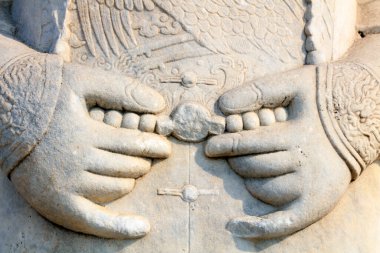 Çin antik taş oyma kolu