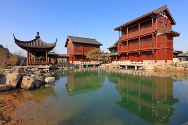 Park alanı manzarası, fotoğrafa yakın çekim.