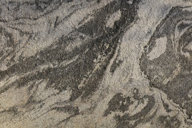 Gri kaya dokusu, fotoğrafın yakın çekimi.