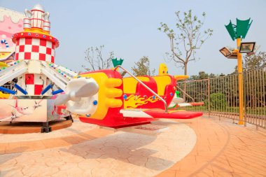 Lunapark tesisleri, fotoğraflara yakın çekim