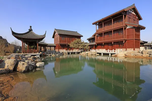 Park alanı manzarası, fotoğrafa yakın çekim.