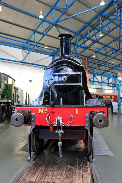 York - 30 Mart: İngiliz Demiryolu Lokomotif Müzesi, 30 Mart 2016, Yorkshire, İngiltere.