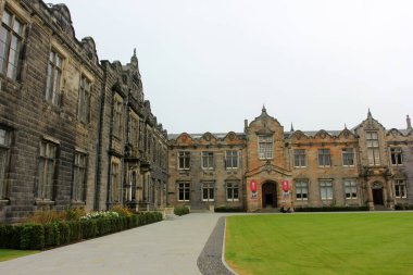 St Andrews - 15 Eylül: St. Andrews Üniversitesi kampüs manzarası, 15 Eylül 2016, İngiltere
